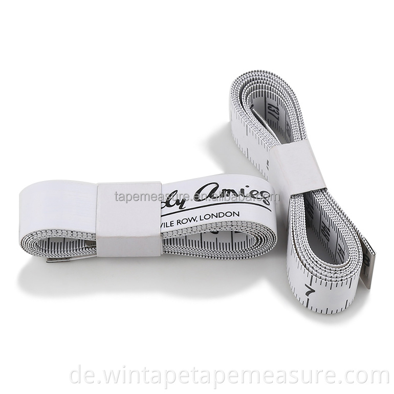 Weißes Farbmaßband 1,9 mm 150 cm Körpermaßband Wintape Fiberglas China PVC und Fiberglas 1,5 m * 19 mm vom Kunden